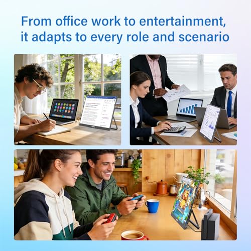 Image of InnoView 16 inch Portable Monitor 144Hz Portable Gaming Monitor with Protective Sleeve, 1200P FHD External Monitor, Lightweight, Extra Second Screen for Laptop, PS5, Mac, Xbox (Not Includes Adapter)