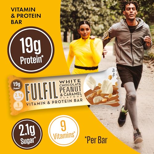 Fulfil Vitamin & Protein Bar 15 X 55G White Choc Peanut & Caramel - Afbeelding 4