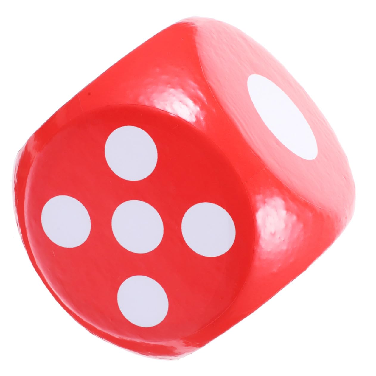 Cubo de Dados Gigante de Espuma Roja 20cm para Actividades Escolares