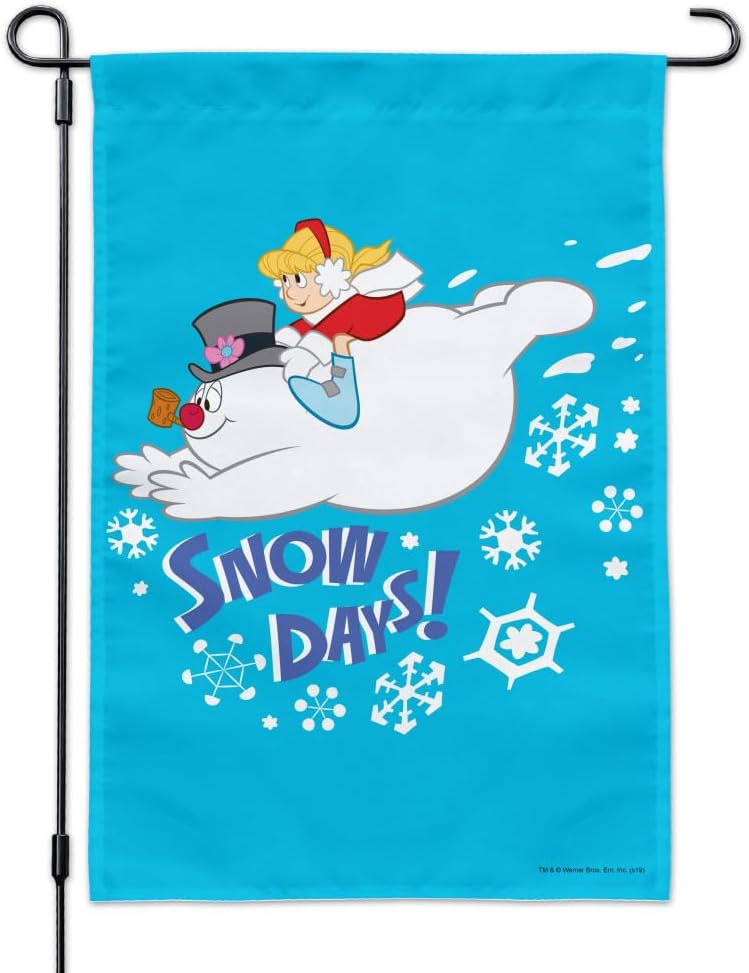 Frosty the Snowman Snow Days Garden Yard Flag