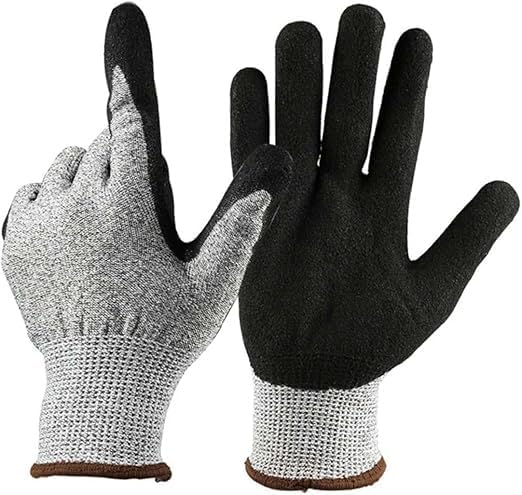 EETU1 Pair Cut Resistant Work Gloves,High Performance Level 5 Safety Protective Gloves Ambidextrous,Food Grade,Durable Safety Anti Cutting Gloves,For Garden,Wood Cutting,Construction,Welder,Repairman