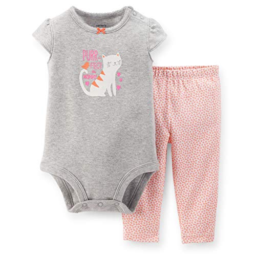 Ensemble legging chat fille Carter's pour partager la douceur de maman