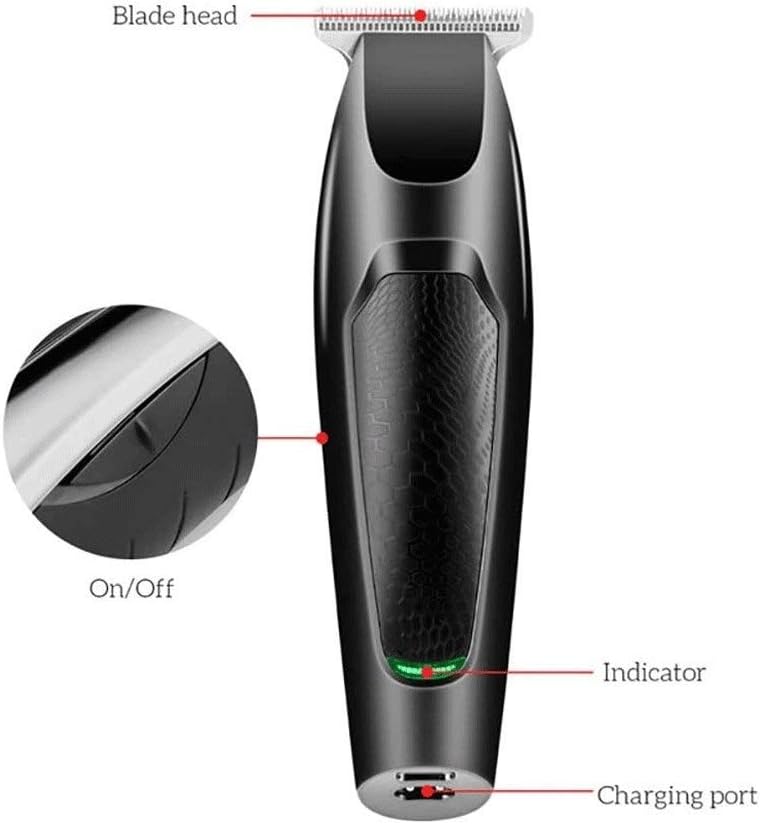 Portable Electric Hair Clipper, Rechargeable Fast Cutting, Suitable for Children and Adults Cordless Machine, Low Noise