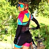 Ciclo medias juego están hechas de tela elástica de ajuste hermético, de malla y transpirable, más adecuado para los deportes, ropa y pantalones tienen cinturones antideslizantes, GEL Pad es más cómodo. Dos bolsillos traseros llevar a cabo llaves, carteras u otros artículos.