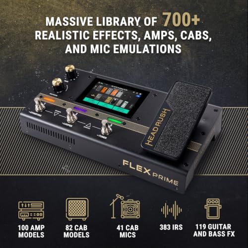 Image of HeadRush Flex Prime Electric Guitar Multi-Effects Pedal