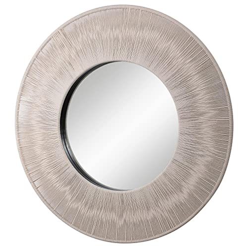 Uttermost Knot Round Mirror U09651 Neutral Beige 2 X 51.25 X 51.25 #TOP1