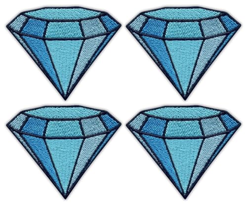 Écussons brodés diamant turquoise pour donner une seconde vie à vos vêtements - 2