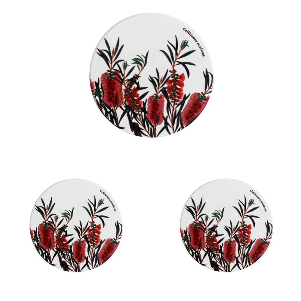 Maxwell & Williams Royal Botanic Gardens Australian Botanics Ceramic Round Coaster 9.5cm...