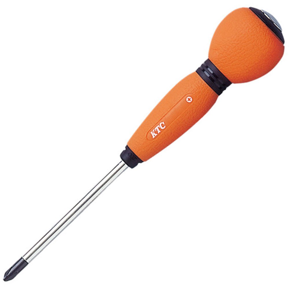 Kyoto Tools (KTC) D8P2-1 Soft Round Screwdriver, Cross Through Type