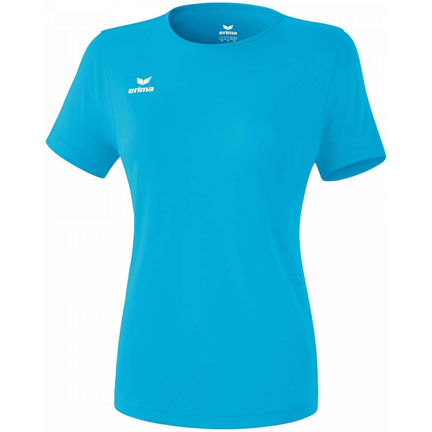 Erima Women's Casual Basics Functional Teamsports T-Shirt - Curacao, Size 48