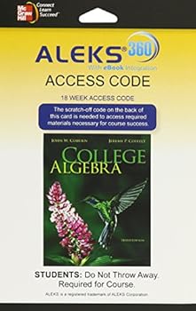 Hardcover Coburn College Algebra with Aleks 360 Access Card Book