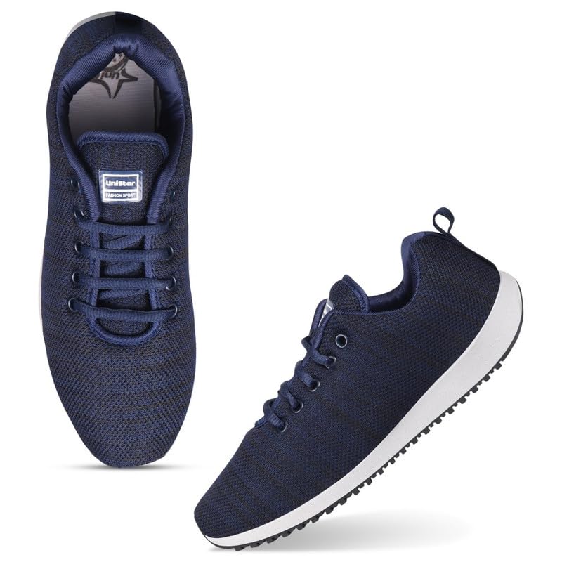 Unistar Mens Sport Shoes for Running, Walking, Jogging & Gym Tranning | Lightweight Comfortable (Navy) (B0C7QL8MNX) Amazon Price History, Amazon Price Tracker