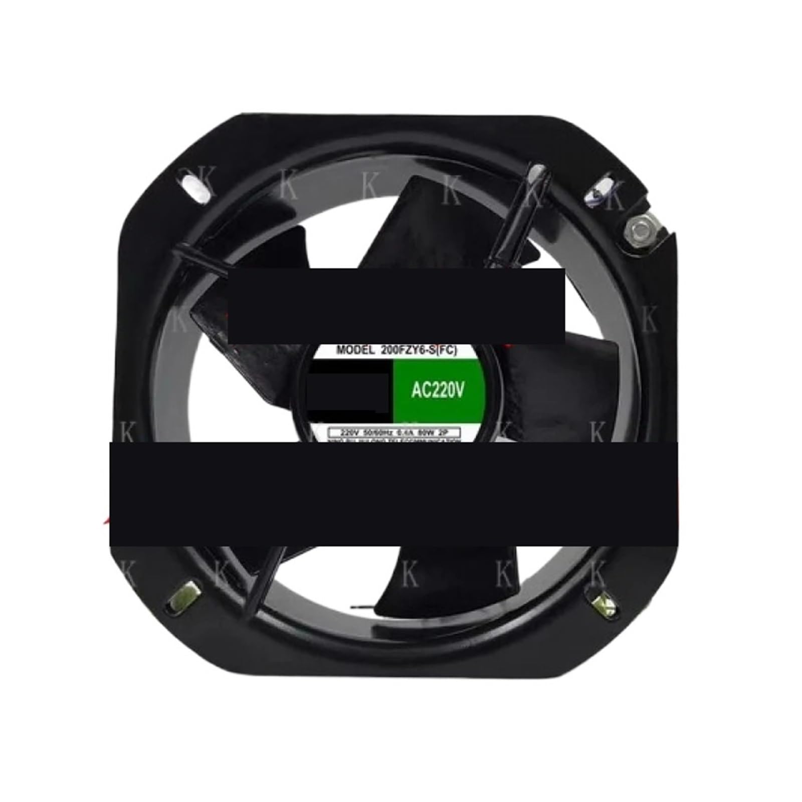 BRODEFUP 200FZY6-S(FC) AC220V 80W 0.4A Metal Axial Cooling Fan