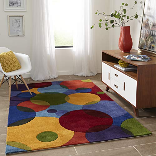Tapete decorativo Momeni New Wave, 100% lana, 8' x 11' miniatura 2