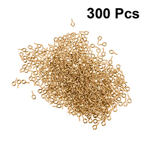 Healifty 300 Pcs Pequeno Parafuso Olho para Projetos de Artesanato Artes Garrafas Top de CortiÃ§a Fa