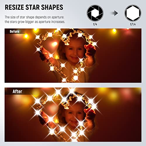 Neewer 3Pcs 67Mm Star Filters, Adjustable Cross Screen Star Effect Filter (4, 6, 8 Points) With Ultra Slim Aluminum Alloy Frame, Hd No Dark Corners With Double Sided Nano Coatings #TOP4