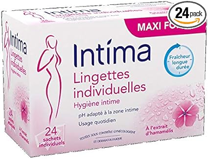 INTIMA Toallitas Higiénicas Íntimas (Hamamelis, 24 uds)