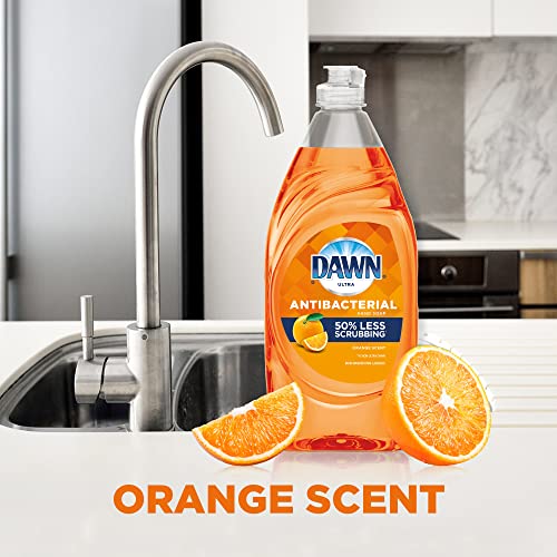 Image of Dawn Ultra Antibacterial Dishwashing Liquid Dish Soap, 38 Oz, Orange Scent