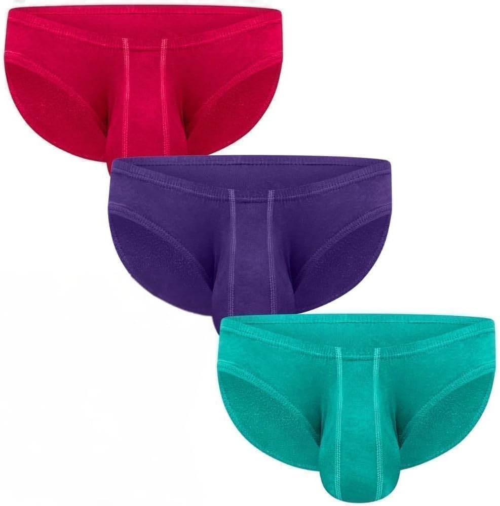Real Men AresAscent Low-Rise Pouch Bikini Brief - ABCD Custom Pouch Size - Waist XS-5XL