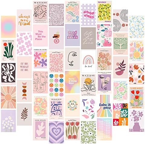 50Pcs Anime Magazine Covers Aesthetic Wall Collage Kit Manga Art Decoration