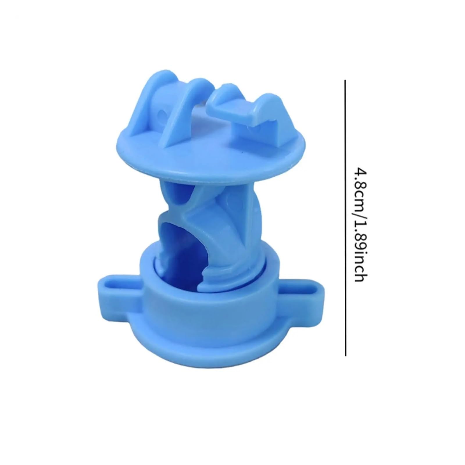 Aisladores De Cerca Eléctrica for Varilla Central 9,5mm Diámetro, Cría Animales, Contención Mascotas, Rancho, Jardín, Granja, 50 Piezas para Madera, Cuerda, Valla Eléctrica(Blue)