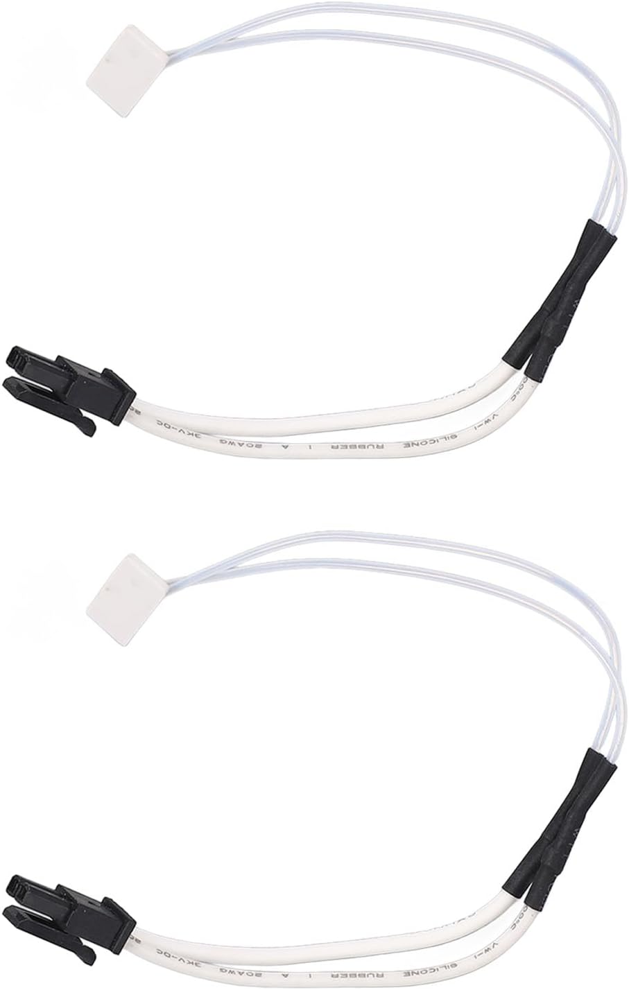 2 PCS 3D-printer Keramische Verwarming 15×6.7×1.25mm 24V 80W voor Qidi X-plus3 Smart3 Maximum3 Q1 Pro met Keramische Stuk Maat 170 Mm Draadlengte Mx3.0 Terminal
