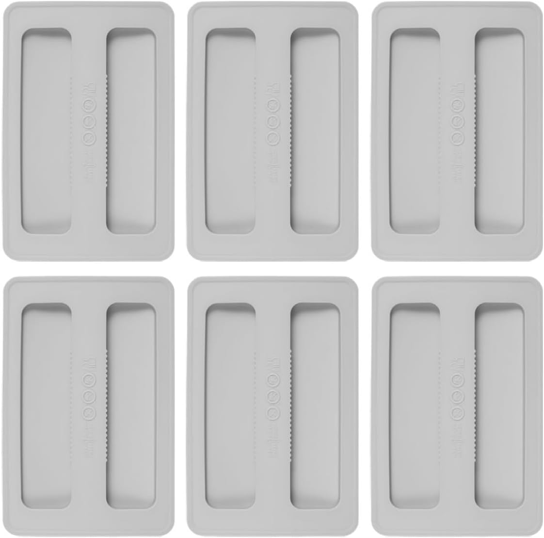 Cabilock 6pcs Silicone Toaster Cover Heat Protective Lid for Slice Wide Slot Bread Makers Cover for Kitchen Appliances Easy to Clean and Maintain