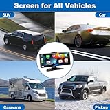 Wireless Car Stereo for Apple Car Play Android Auto with 4K Dash Cam Front, 10.26" Touch Screen CarPlay Radio, Loop Recording,1080P Rear Camera, Mirror Link,GPS Navigation,Bluetooth,64G TF,Siri/FM - Image 7