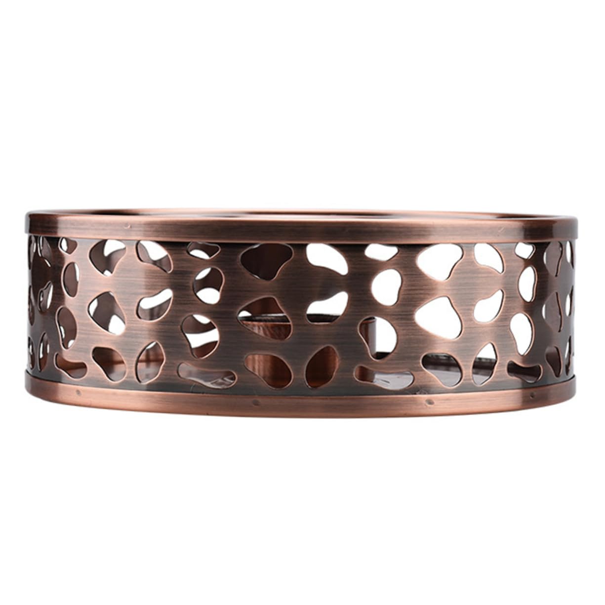 HEALEEP 1pc Stainless Steel Teapot Warmer Candle Tray Tea Heater for Home Office and Cafes Essential Tea Accessory Not Including Candle