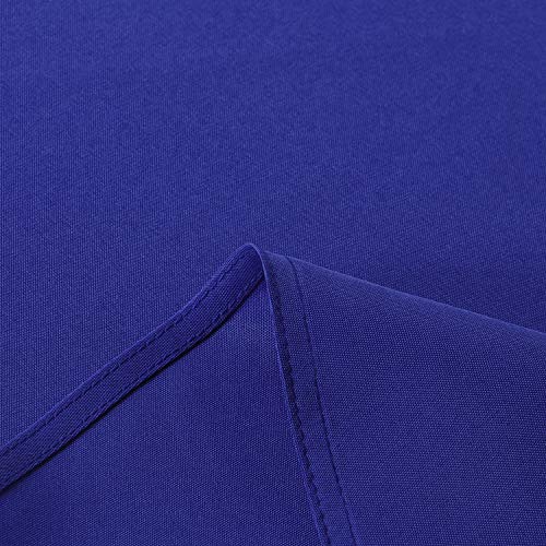 Image of sancua Rectangle Tablecloth - 90 x 156 Inch - Stain and Wrinkle Resistant Washable Polyester Table Cloth, Decorative Fabric Table Cover for Dining Tables, Buffet Parties and Camping, Blue
