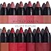 LANGMANNI 12pcs kit matte Lipstick Set Waterproof Nutritious Velvet lip stick Red Tint Nude batom makeup set (1)