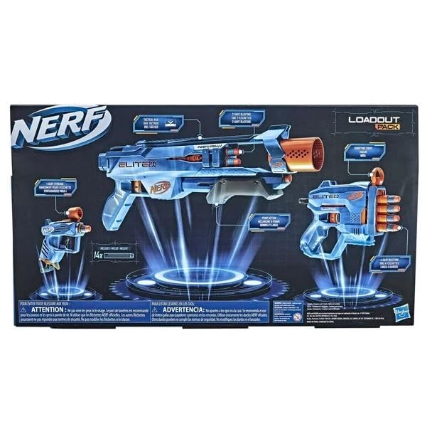 Amazon.co.jp: Nerf Elite 2.0 ロードアウト 3-ブラスターパック