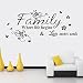 Clearance!Canserin Family Beautiful Flower Wall Stickers