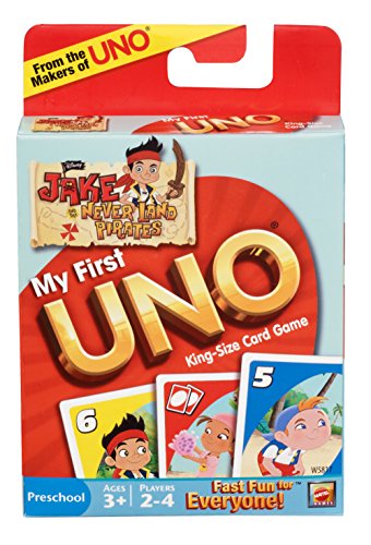 Mattel My First UNO: Disney's Jake & Never Land Pirates - Card Game