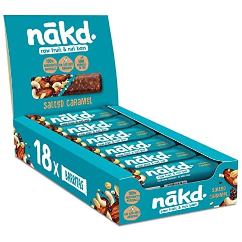 Nakd Salted Caramel - Barritas Raw de Fruta y Frutos Secos Cover