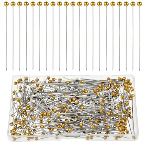 300 PCS Sewing Pins with Heads, 1.5Inch Long Quilting Pin