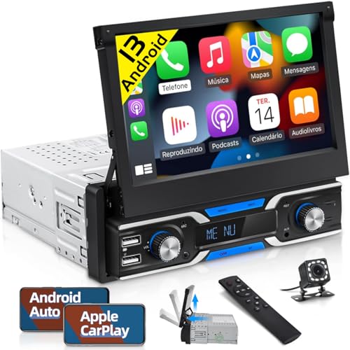 ✔Bluetooth e FM: Bluetooth 4.0, autoradio android supporta chiamate in vivavoce Bluetooth, riproduce musica Bluetooth mobile e carica rubriche telefoniche. Anche se il tempo è brutto, la radio FM ha anche un segnale di ricezione stabile.