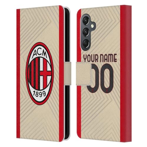 Housse portefeuille AC Milan pour Galaxy A25 5G avec porte-cartes