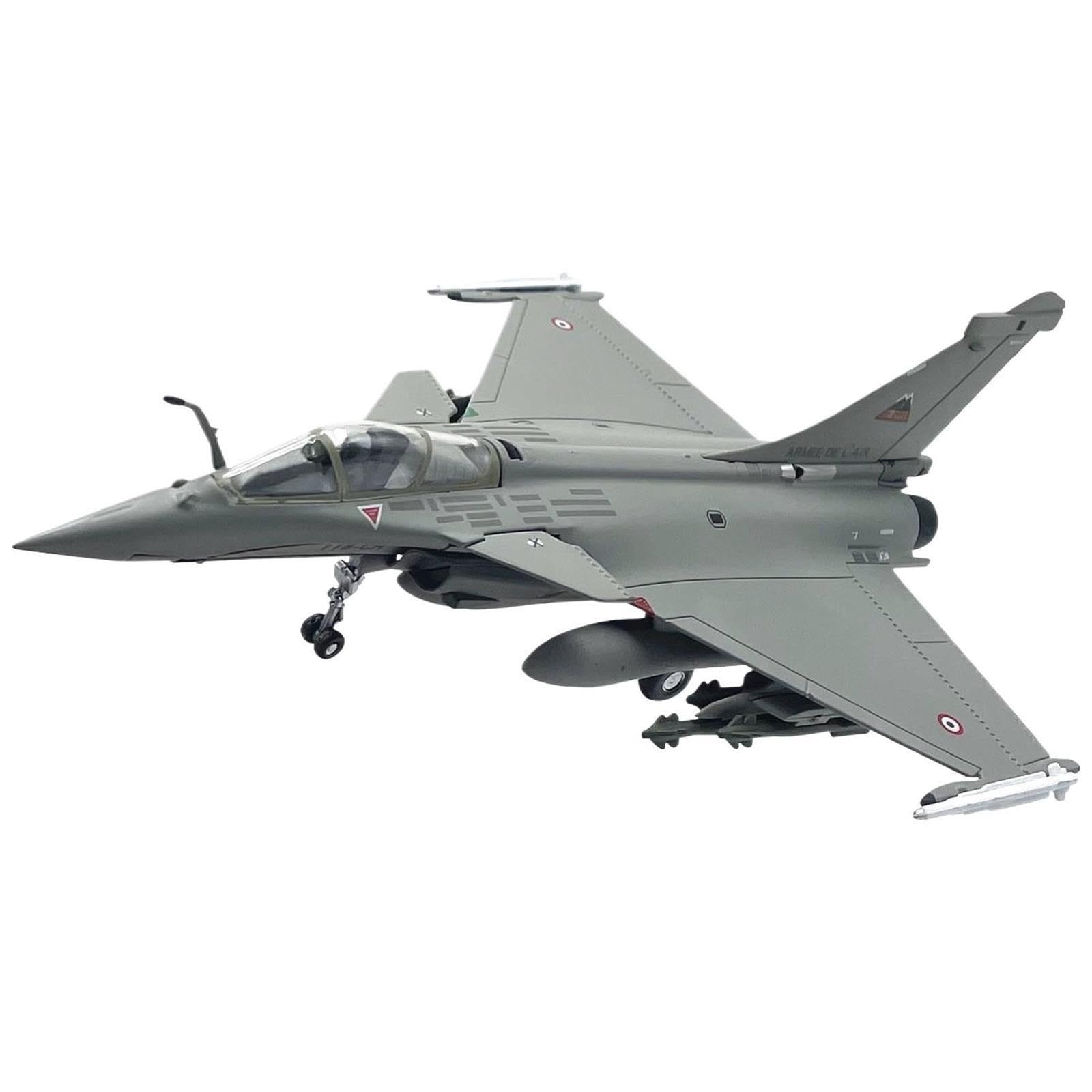 aerei a reazione Modello in lega C Rafale dell'aeronautica francese 1:100 regali per piloti