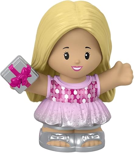 Pieza de repuesto para el paquete de figuras de Little People de Fisher-Price ~ Figura de repuesto HGP69 para niña vestida para una fiesta con un