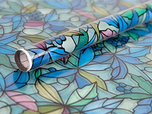 Fablon Fab11814 Nantes Self Adhesive Window Film, Blue #TOP2