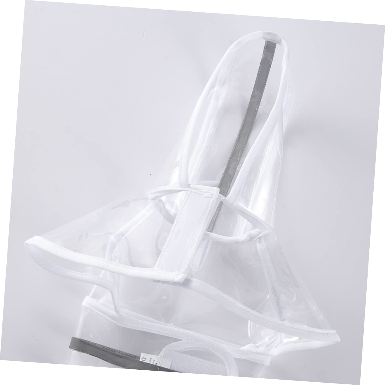 FONDOTIN Large Dog Raincoat Waterproof Pet Reflective Raincoat with Safety Strip Comfortable Elastic Material Hat Included Size 2XL