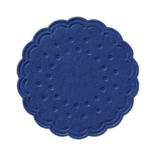 Duni Untersetzer 8lagig Tissue Uni dunkelblau, ø 7,5 cm, 250 Stück