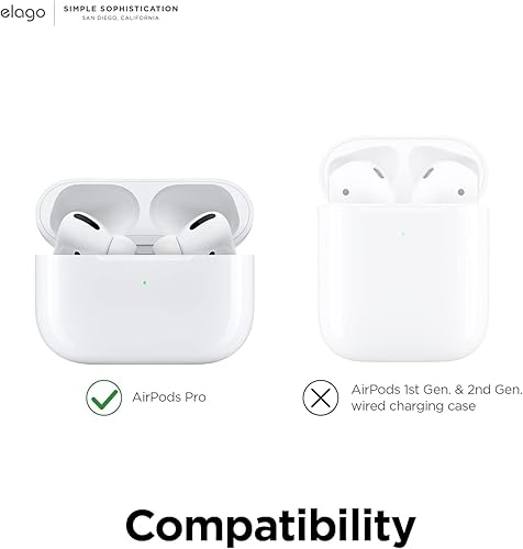 Miniatura 3 de elago 4 pares de fundas para auriculares AirPods Pro, ajuste cómodo y seguro, calidad de sonido mejorada, diseño de corte preciso, accesorios