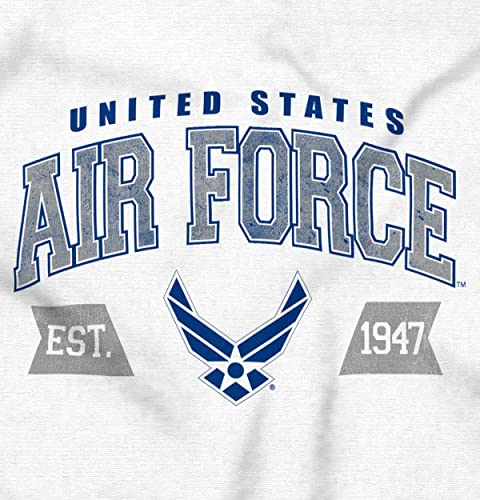 Brisco Brands US Air Force Wing Emblem Established Sweatshirt for Men or Women2