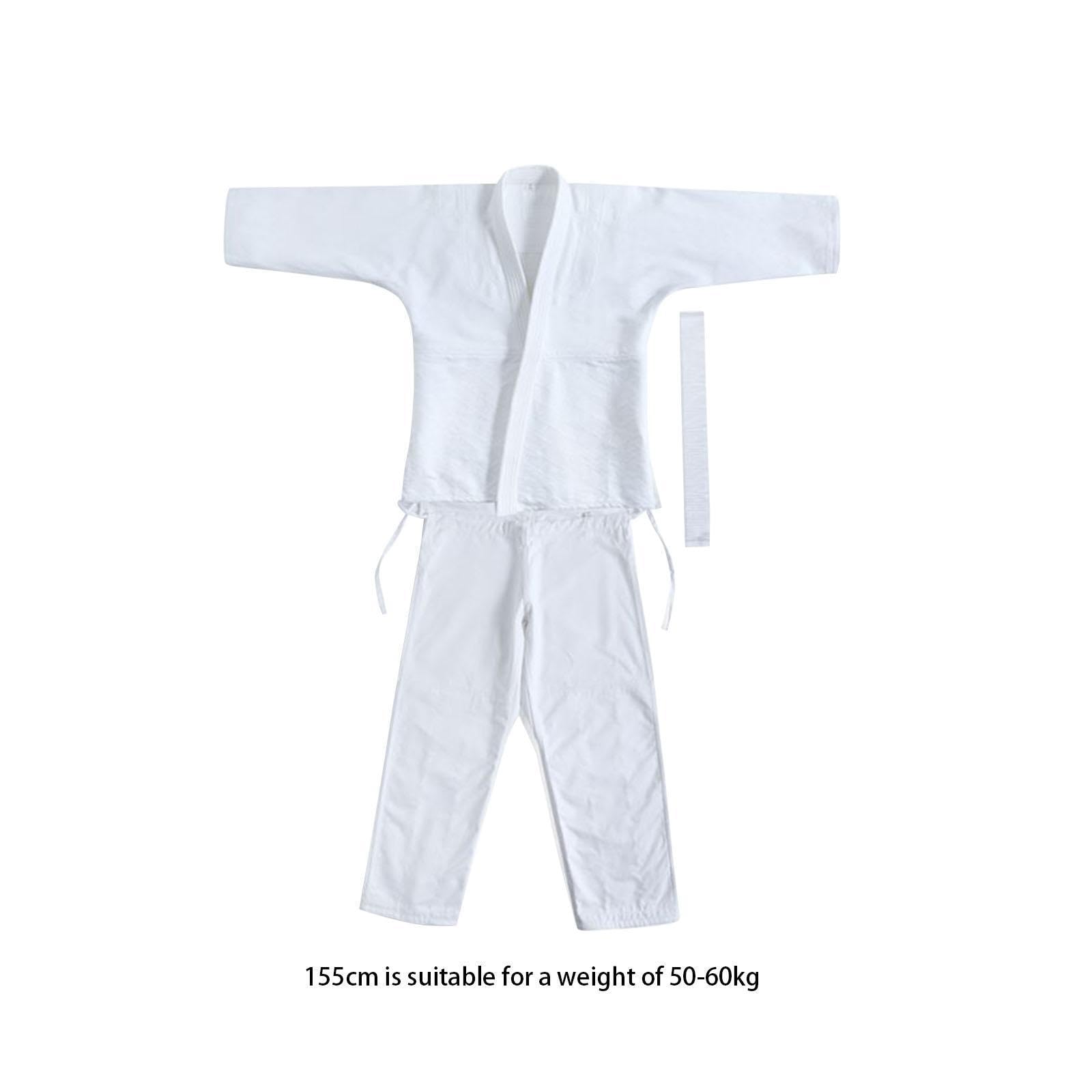 Judogi, Kimono de karaté, Uniforme,Blanc,155 cm