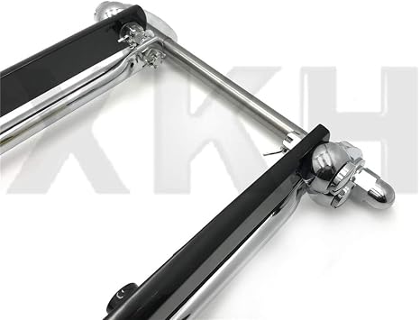 XKH- Compatible with 20 2 Under Chrome bLACK Springer Front End With Axle Kit Harley Chopper Bobber [B07M95Y46J]
