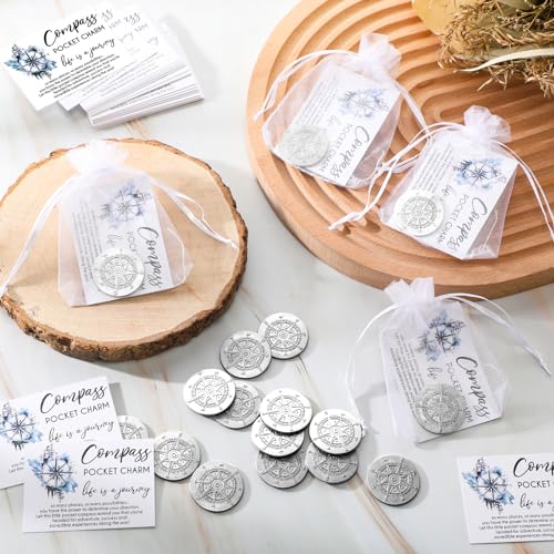 50 Sets de Brújulas de Bolsillo Beeveer con Accesorios miniatura 4