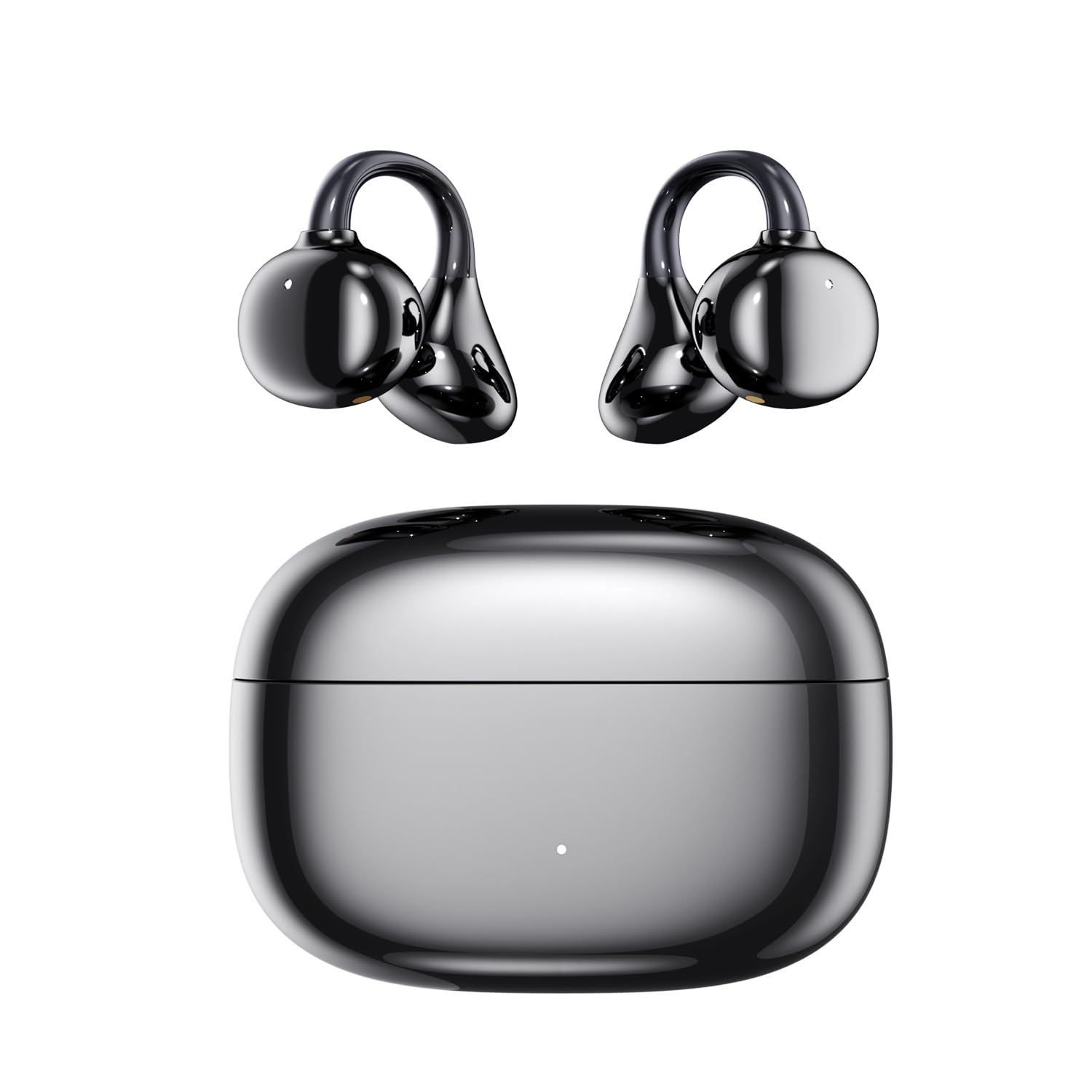 【2026年進化 イヤーカフ型 】イヤホン bluetooth ワイヤレスイヤホン イヤフォン ブルートゥース ながら聴き 無線 オープンイヤー 耳挟み式 耳を塞がない マイク付き ENC通話 人間工学設計 iOS/Android対応 (錆色)