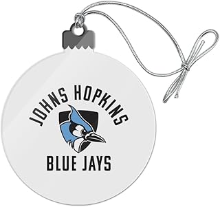 GRAPHICS & MORE Johns Hopkins University Blue Jays Logo Acrylic Christmas Tree Holiday Ornament